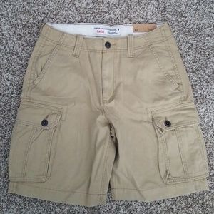 Men's Khaki Cargo Shorts